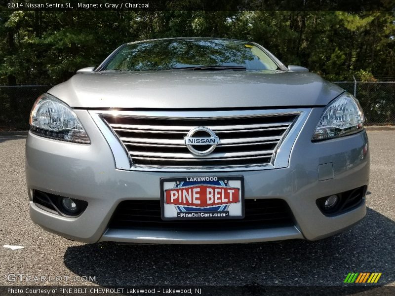 Magnetic Gray / Charcoal 2014 Nissan Sentra SL