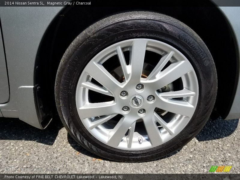 Magnetic Gray / Charcoal 2014 Nissan Sentra SL