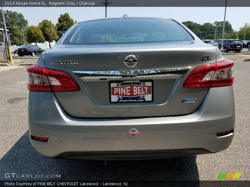 Magnetic Gray / Charcoal 2014 Nissan Sentra SL