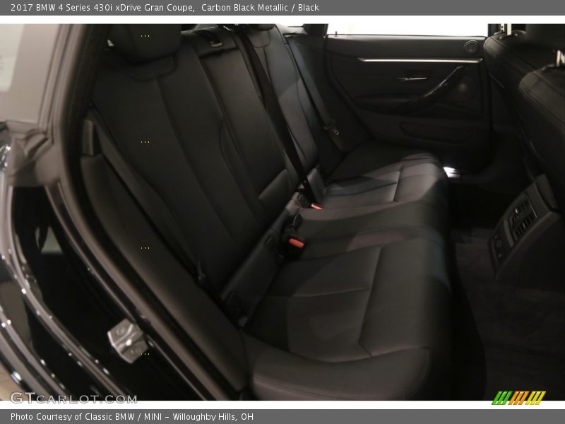 Carbon Black Metallic / Black 2017 BMW 4 Series 430i xDrive Gran Coupe