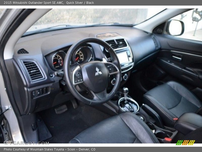Quick Silver / Black 2015 Mitsubishi Outlander Sport SE AWC