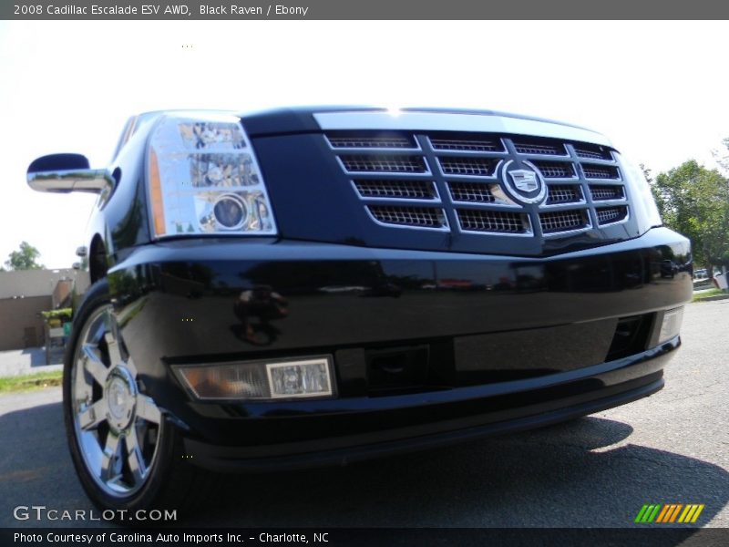 Black Raven / Ebony 2008 Cadillac Escalade ESV AWD