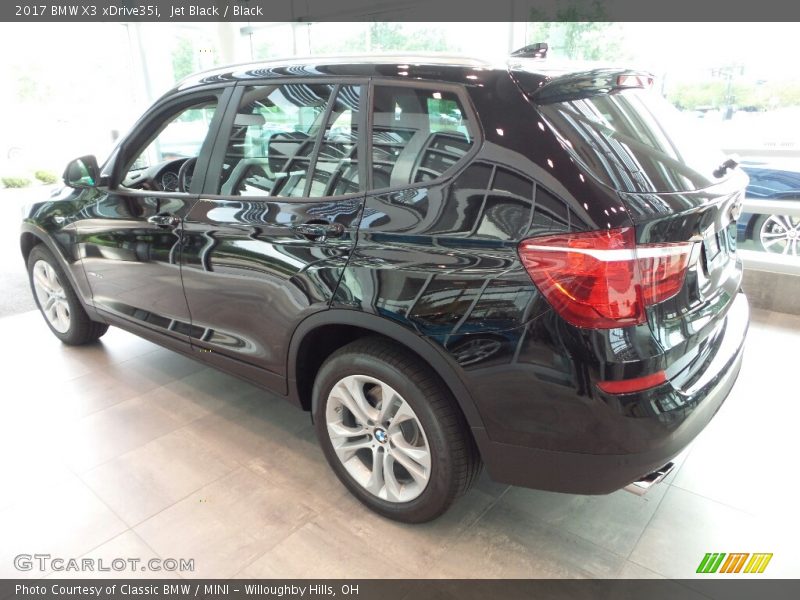 Jet Black / Black 2017 BMW X3 xDrive35i