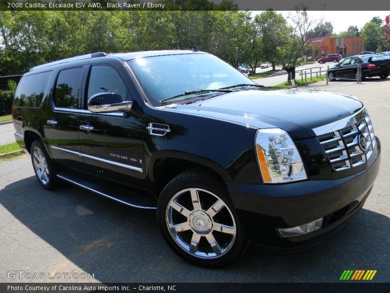 Black Raven / Ebony 2008 Cadillac Escalade ESV AWD