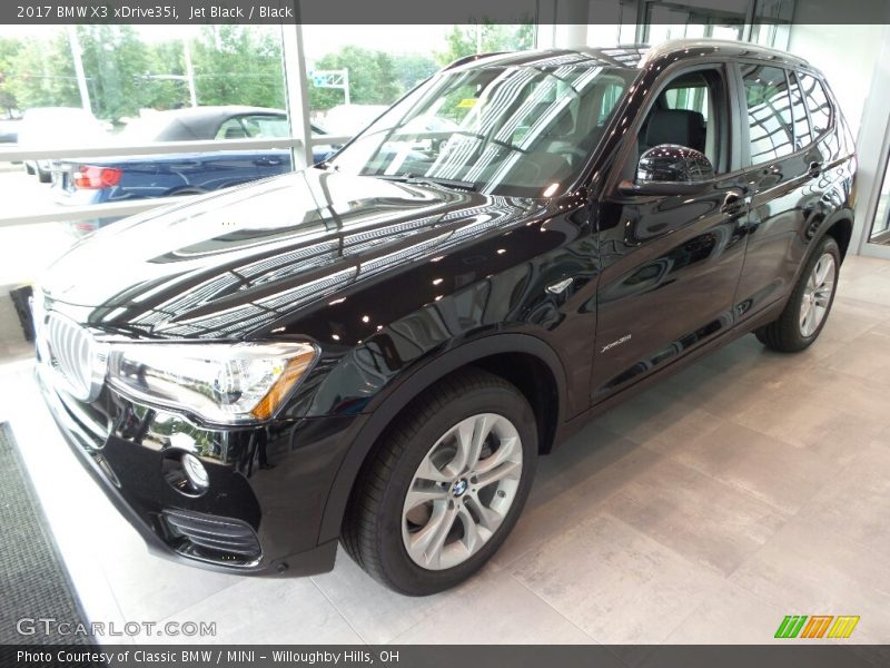 Jet Black / Black 2017 BMW X3 xDrive35i