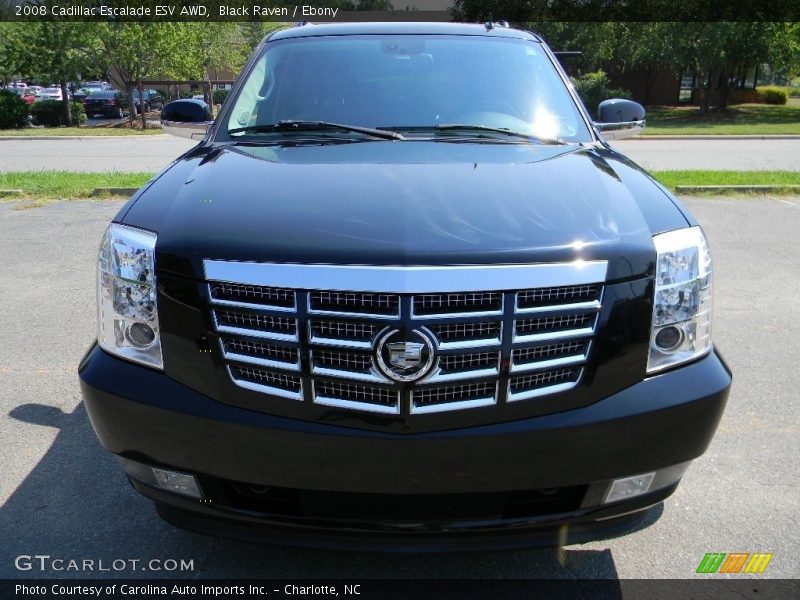Black Raven / Ebony 2008 Cadillac Escalade ESV AWD