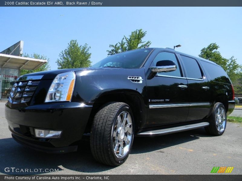 Black Raven / Ebony 2008 Cadillac Escalade ESV AWD