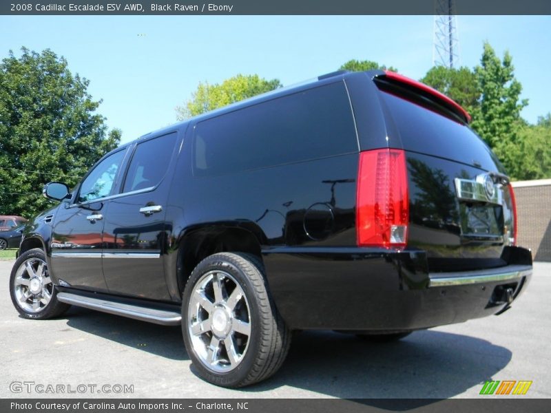 Black Raven / Ebony 2008 Cadillac Escalade ESV AWD