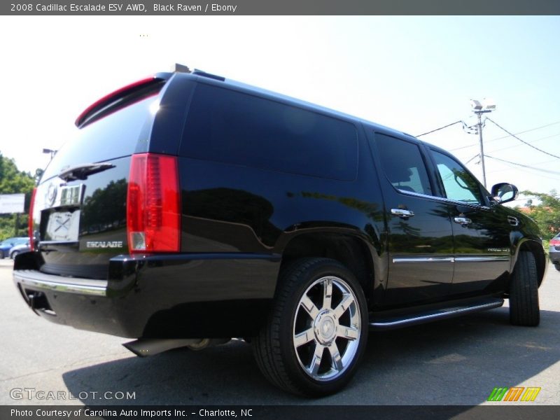 Black Raven / Ebony 2008 Cadillac Escalade ESV AWD