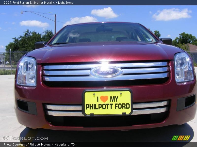 Merlot Metallic / Light Stone 2007 Ford Fusion S
