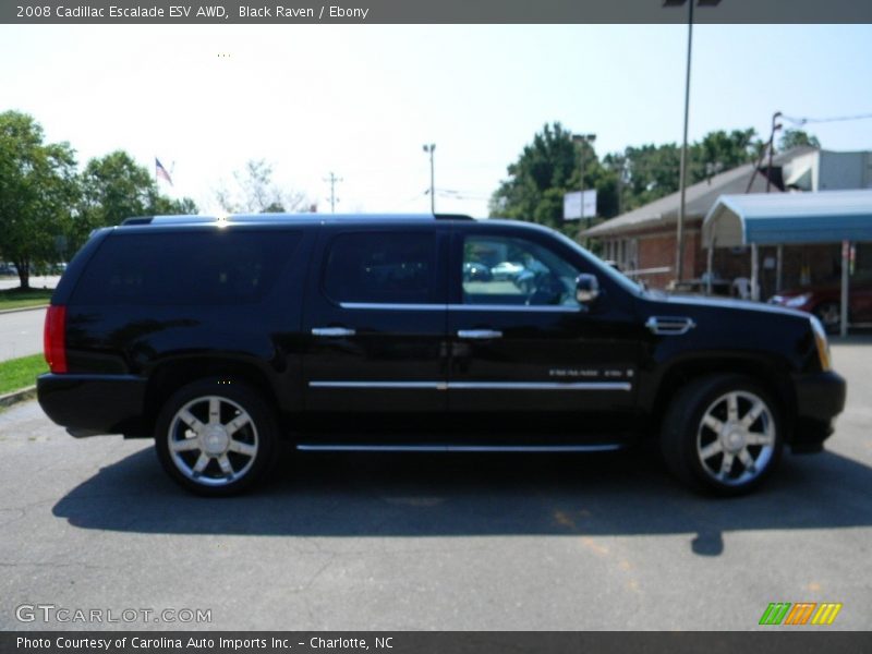 Black Raven / Ebony 2008 Cadillac Escalade ESV AWD