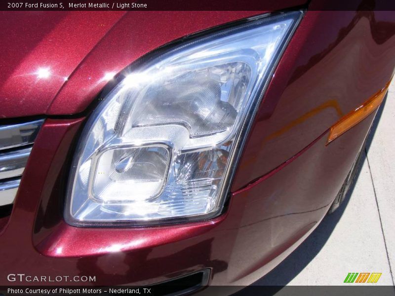 Merlot Metallic / Light Stone 2007 Ford Fusion S