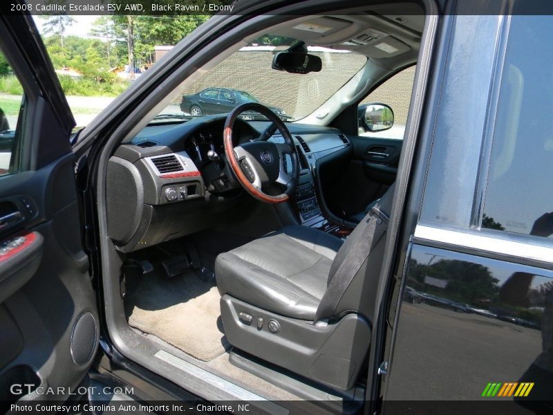 Black Raven / Ebony 2008 Cadillac Escalade ESV AWD