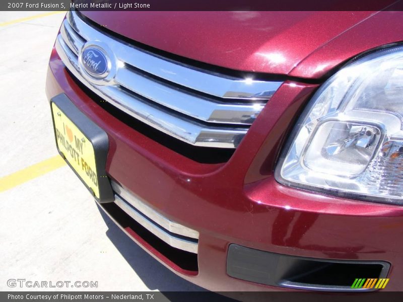 Merlot Metallic / Light Stone 2007 Ford Fusion S