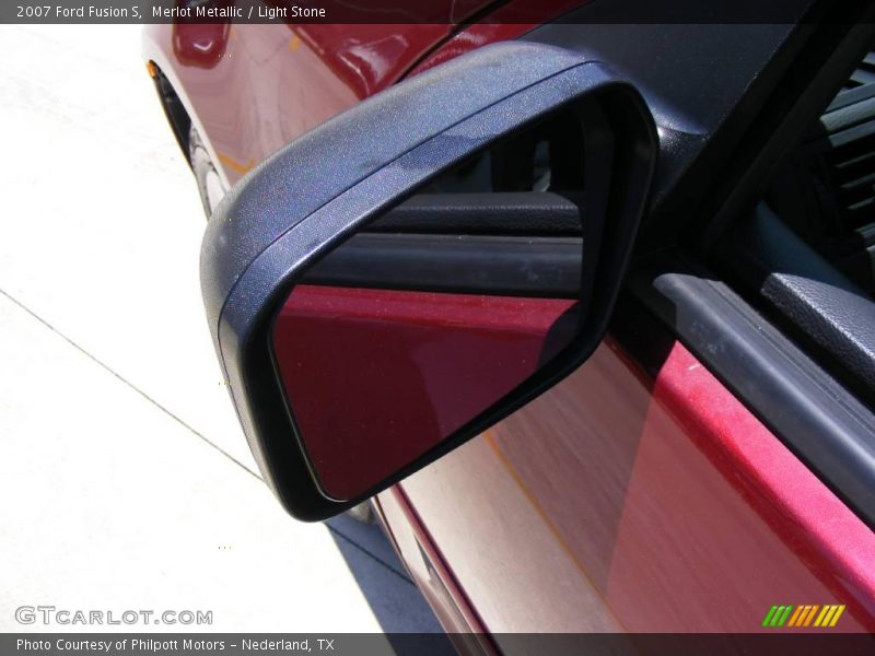 Merlot Metallic / Light Stone 2007 Ford Fusion S