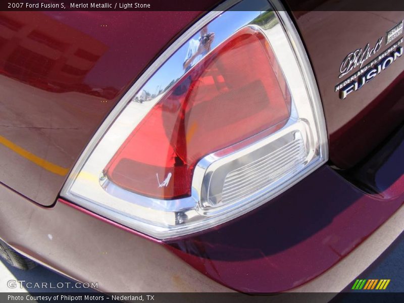Merlot Metallic / Light Stone 2007 Ford Fusion S