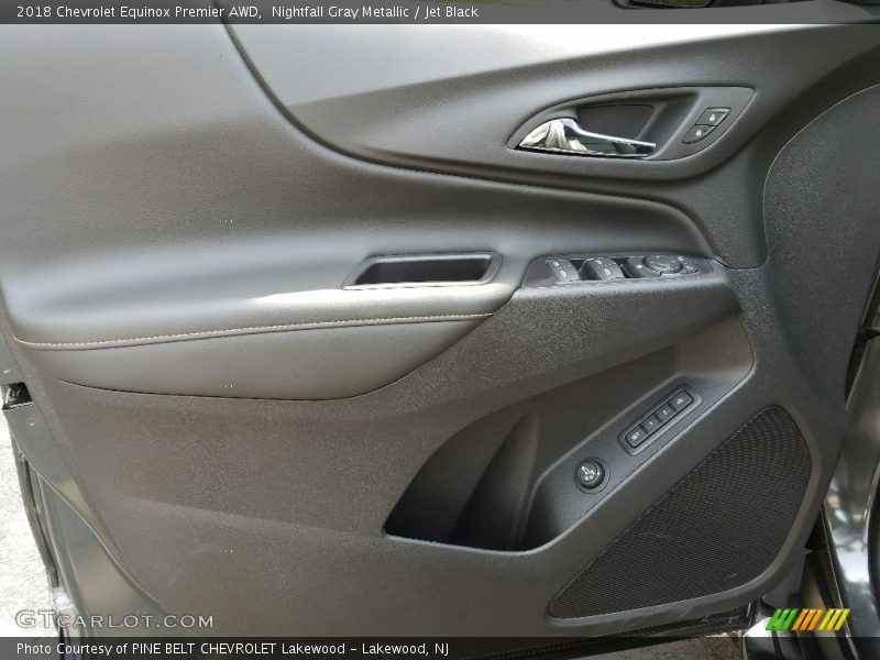 Nightfall Gray Metallic / Jet Black 2018 Chevrolet Equinox Premier AWD