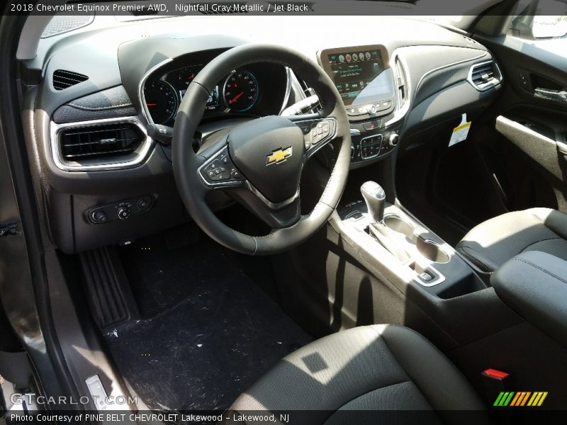 Nightfall Gray Metallic / Jet Black 2018 Chevrolet Equinox Premier AWD