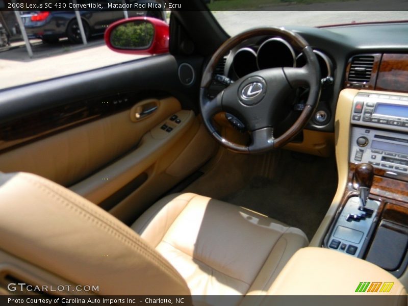 Matador Red Mica / Ecru 2008 Lexus SC 430 Convertible