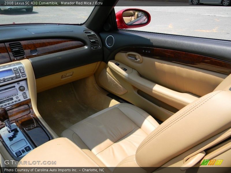 Matador Red Mica / Ecru 2008 Lexus SC 430 Convertible