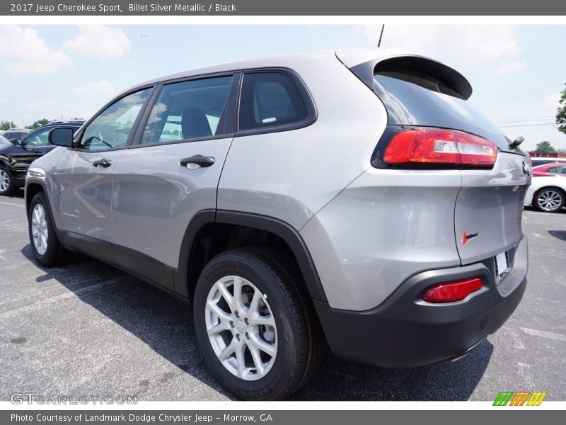 Billet Silver Metallic / Black 2017 Jeep Cherokee Sport