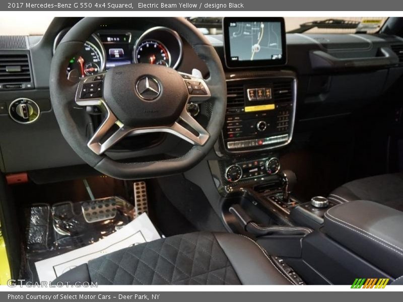 Front Seat of 2017 G 550 4x4 Squared