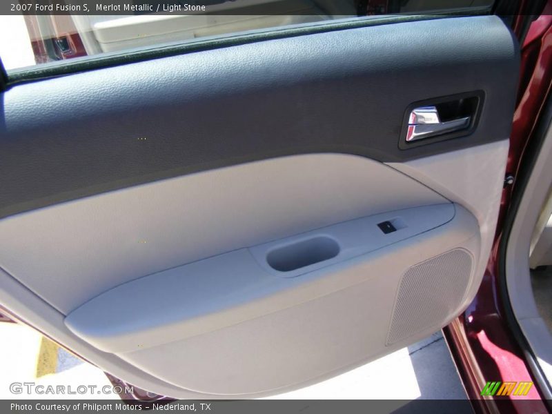 Merlot Metallic / Light Stone 2007 Ford Fusion S