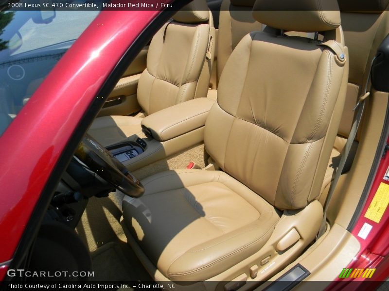 Matador Red Mica / Ecru 2008 Lexus SC 430 Convertible