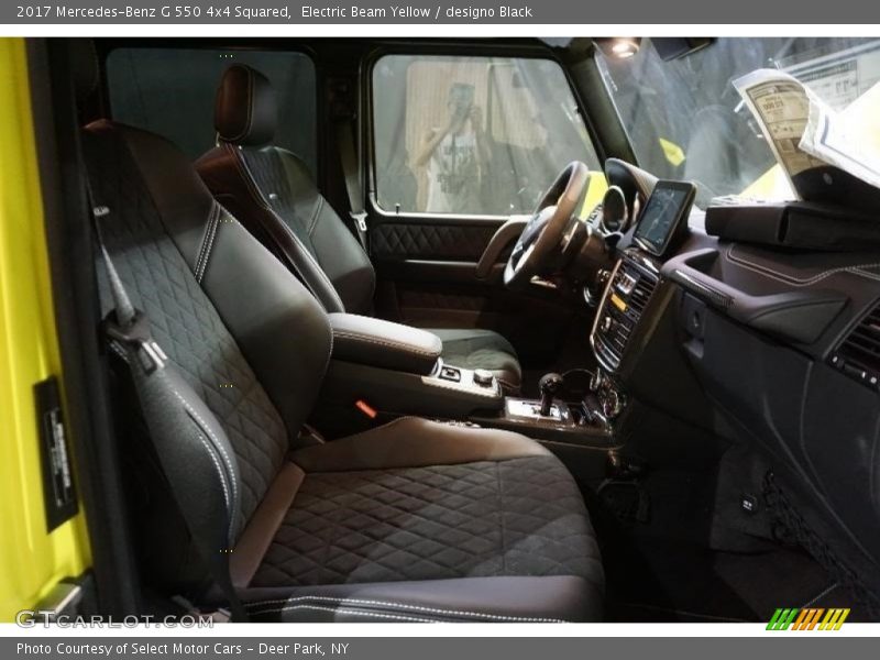 Front Seat of 2017 G 550 4x4 Squared