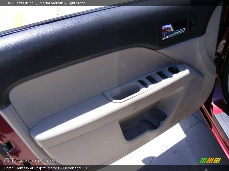Merlot Metallic / Light Stone 2007 Ford Fusion S