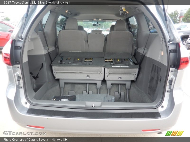 Silver Sky Metallic / Ash 2017 Toyota Sienna LE