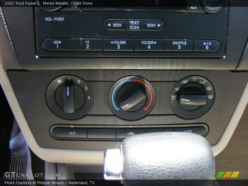 Merlot Metallic / Light Stone 2007 Ford Fusion S