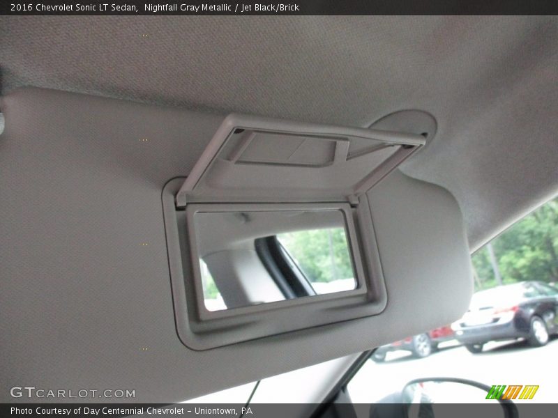 Nightfall Gray Metallic / Jet Black/Brick 2016 Chevrolet Sonic LT Sedan