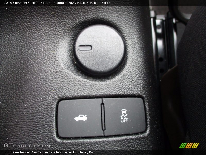Nightfall Gray Metallic / Jet Black/Brick 2016 Chevrolet Sonic LT Sedan