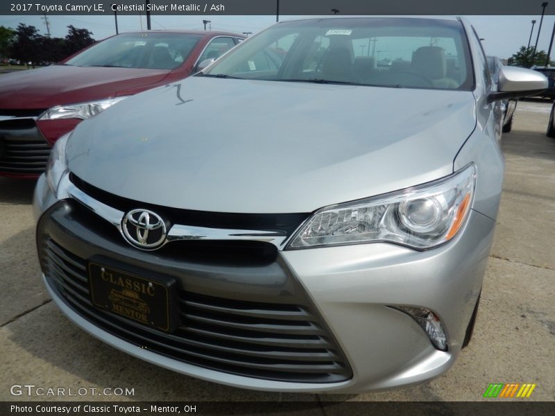 Celestial Silver Metallic / Ash 2017 Toyota Camry LE