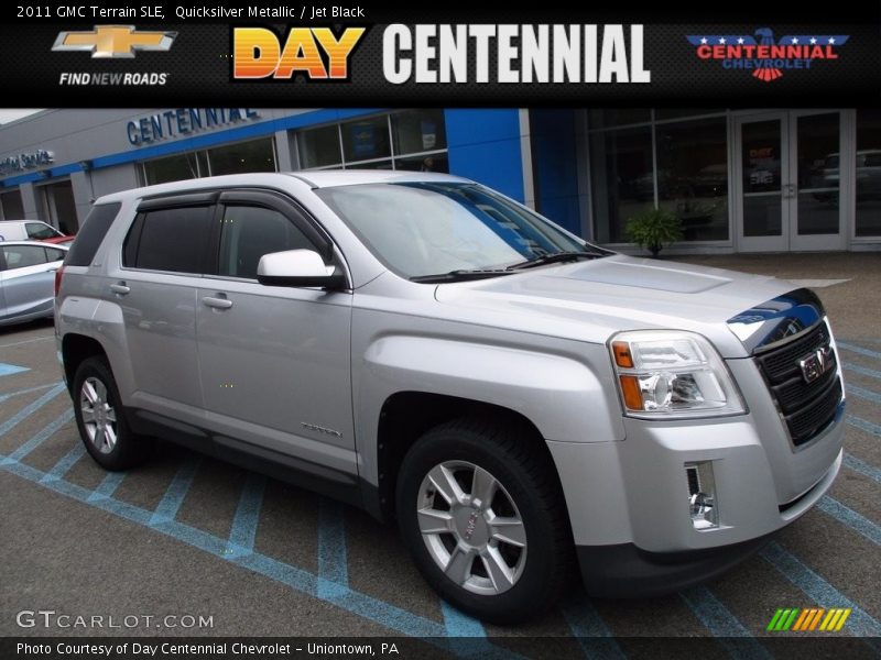 Quicksilver Metallic / Jet Black 2011 GMC Terrain SLE