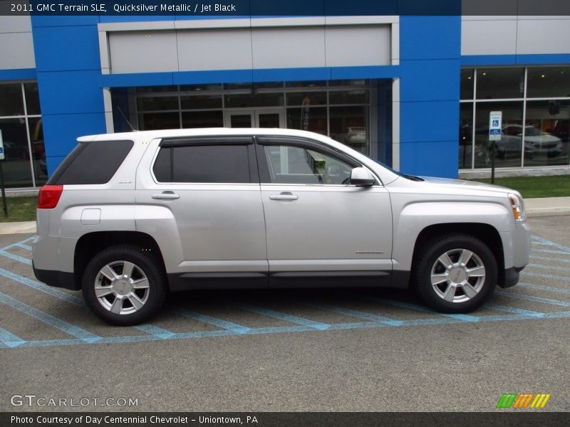 Quicksilver Metallic / Jet Black 2011 GMC Terrain SLE