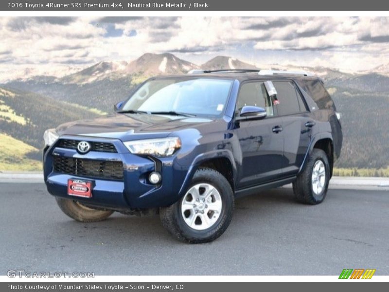 Nautical Blue Metallic / Black 2016 Toyota 4Runner SR5 Premium 4x4