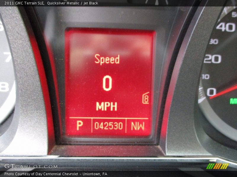 Quicksilver Metallic / Jet Black 2011 GMC Terrain SLE
