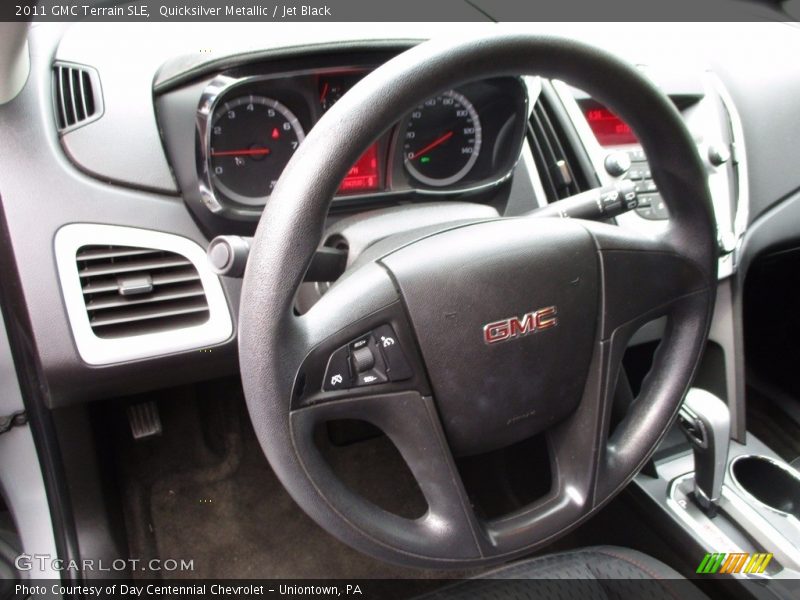 Quicksilver Metallic / Jet Black 2011 GMC Terrain SLE