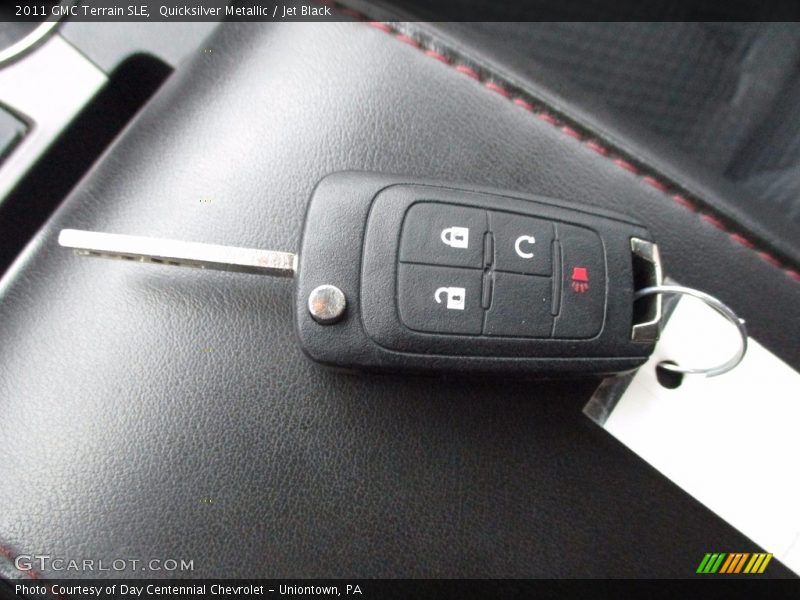 Quicksilver Metallic / Jet Black 2011 GMC Terrain SLE