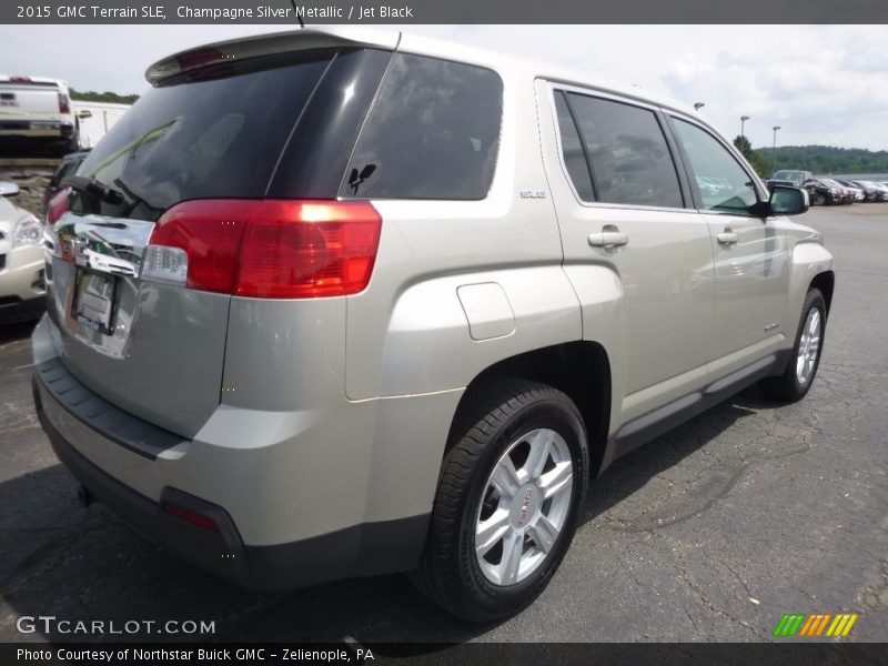 Champagne Silver Metallic / Jet Black 2015 GMC Terrain SLE