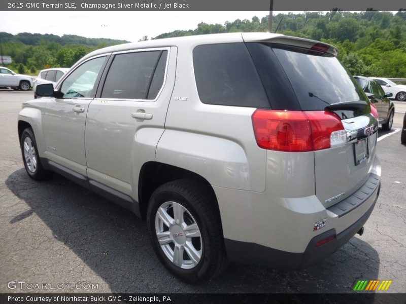 Champagne Silver Metallic / Jet Black 2015 GMC Terrain SLE