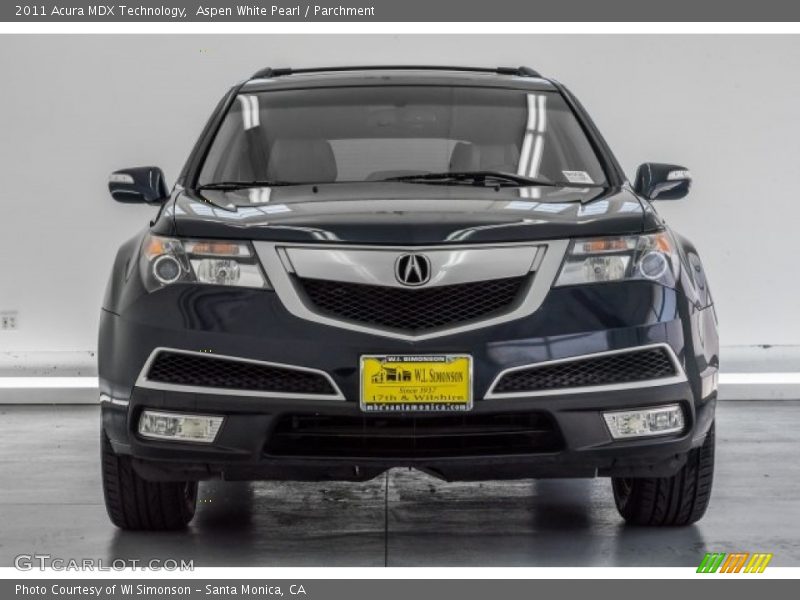 Aspen White Pearl / Parchment 2011 Acura MDX Technology