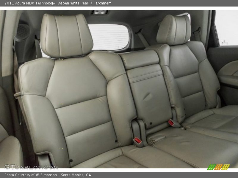 Aspen White Pearl / Parchment 2011 Acura MDX Technology