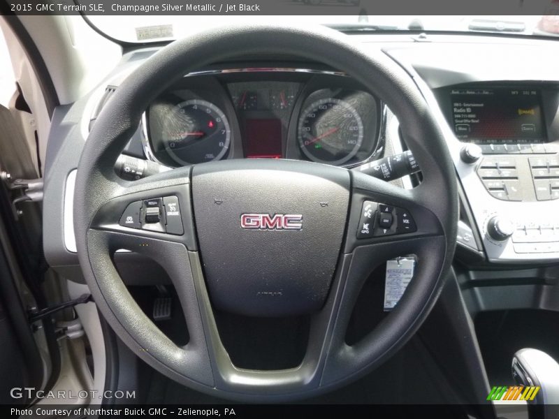 Champagne Silver Metallic / Jet Black 2015 GMC Terrain SLE