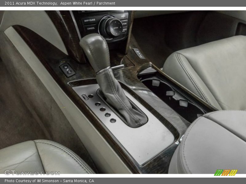 Aspen White Pearl / Parchment 2011 Acura MDX Technology