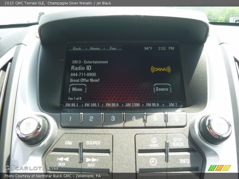 Champagne Silver Metallic / Jet Black 2015 GMC Terrain SLE