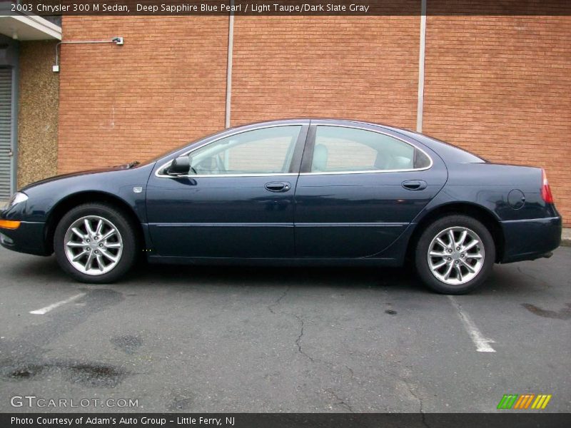 Deep Sapphire Blue Pearl / Light Taupe/Dark Slate Gray 2003 Chrysler 300 M Sedan