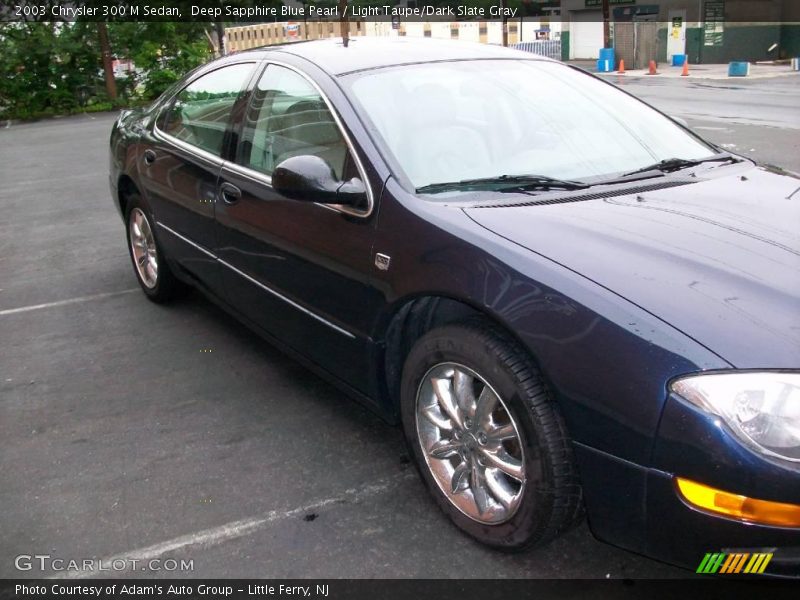 Deep Sapphire Blue Pearl / Light Taupe/Dark Slate Gray 2003 Chrysler 300 M Sedan